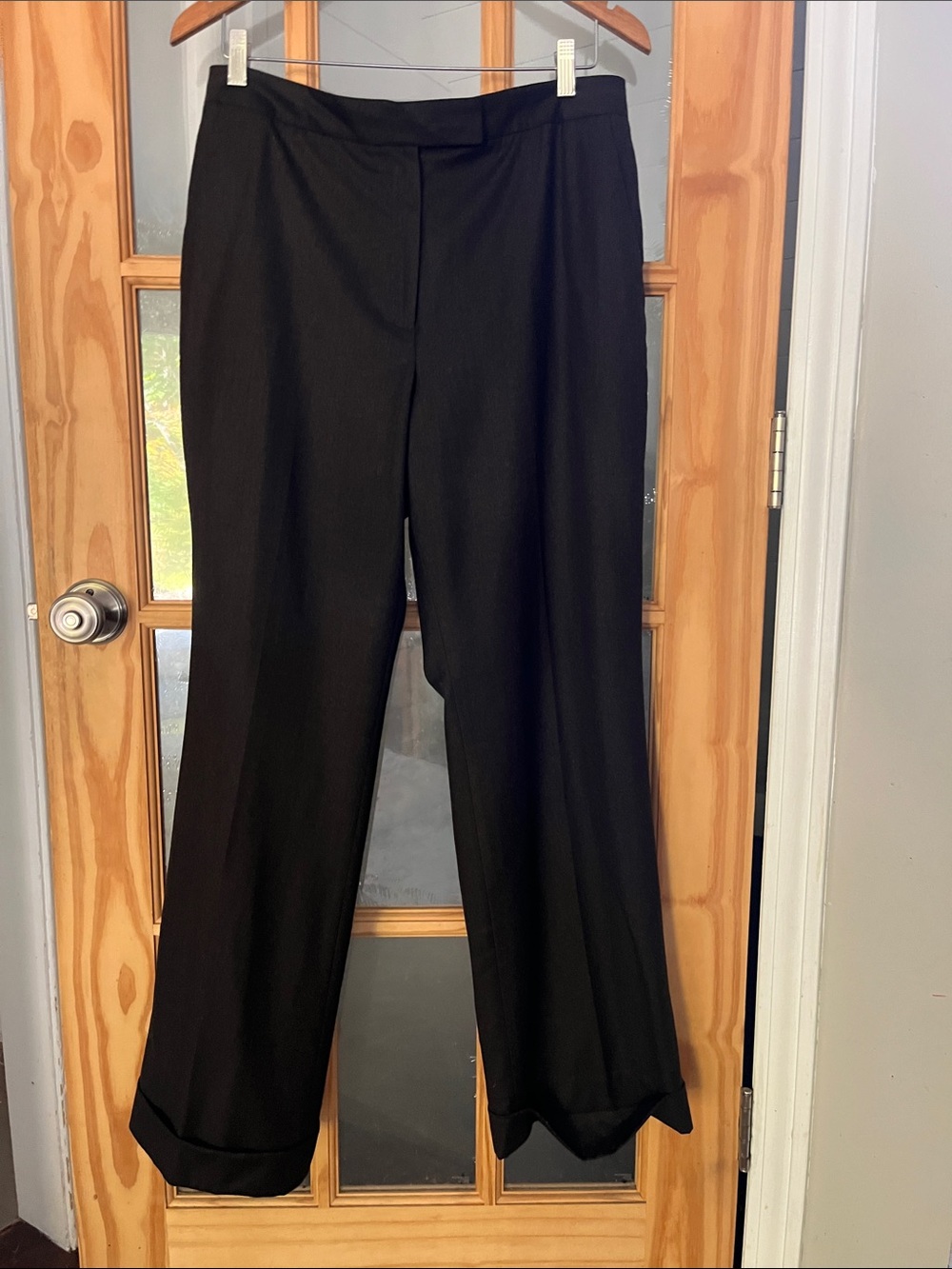 Brooks Brothers Wool Trousers 12 Brown Vitale Barberis Canonico Italy - Picture 11 of 11